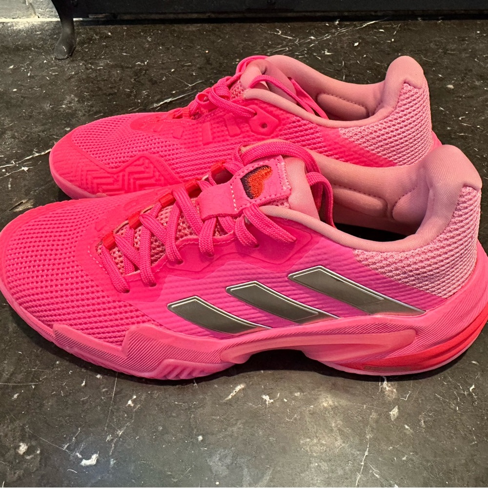 Adidas Pink Athletic Shoes with Breathable Mesh